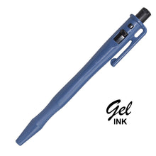 Load image into Gallery viewer, Laser Marked RETREEVA Detectable Retractable GEL Pen, Blue housing, Black ink, 25/pack (DTRG-BLBK-LM)
