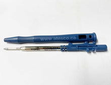 Load image into Gallery viewer, RETREEVA Detectable Retractable GEL Pen with Pocket Clip, Blue ink, 25/pack (DTRG)