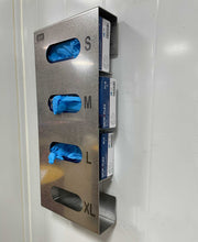 Load image into Gallery viewer, Stainless Steel side loaded glove dispensers with laser marking (A6100-LM)