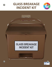 Load image into Gallery viewer, Glass Breakage Incident Kit with magnetic mounted Shadow Board (SKMSB-Glass)