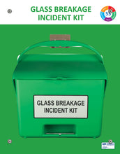 Load image into Gallery viewer, Glass Breakage Incident Kit with magnetic mounted Shadow Board (SKMSB-Glass)