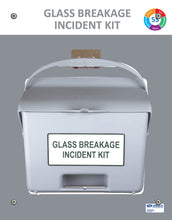 Load image into Gallery viewer, Glass Breakage Incident Kit with magnetic mounted Shadow Board (SKMSB-Glass)