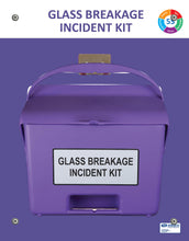 Load image into Gallery viewer, Glass Breakage Incident Kit with magnetic mounted Shadow Board (SKMSB-Glass)