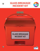 Load image into Gallery viewer, Glass Breakage Incident Kit with magnetic mounted Shadow Board (SKMSB-Glass)