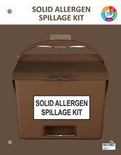 Load image into Gallery viewer, Solid Allergen Spillage Kit with Magnetic-mounted Shadow Board (SKMSB-SAL)