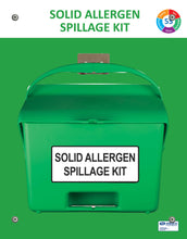 Load image into Gallery viewer, Solid Allergen Spillage Kit with Magnetic-mounted Shadow Board (SKMSB-SAL)