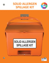 Load image into Gallery viewer, Solid Allergen Spillage Kit with Magnetic-mounted Shadow Board (SKMSB-SAL)