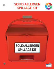 Load image into Gallery viewer, Solid Allergen Spillage Kit with Magnetic-mounted Shadow Board (SKMSB-SAL)