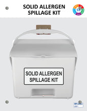 Load image into Gallery viewer, Solid Allergen Spillage Kit with Magnetic-mounted Shadow Board (SKMSB-SAL)