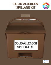Load image into Gallery viewer, Solid Allergen Spillage Kit with wall-mounted Shadow Board (SKSB-SAL)