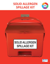 Load image into Gallery viewer, Solid Allergen Spillage Kit with wall-mounted Shadow Board (SKSB-SAL)