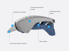 Load image into Gallery viewer, Detectable Safety Knife SECUNORM 610 XDR (M610XDR)