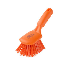 Load image into Gallery viewer, Buy 10” Stiff Short Handled Brush - Orange