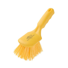 Load image into Gallery viewer, Buy 10” Stiff Short Handled Brush - Yellow