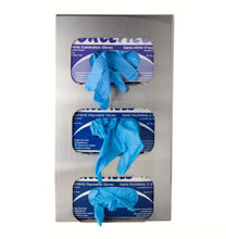 Load image into Gallery viewer, Stainless Steel Triple Side Loading Glove Box Dispenser (A6003)