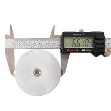 Load image into Gallery viewer, 66mm Rubber coated disc magnets (NM66-WT)