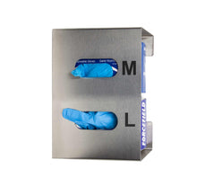 Load image into Gallery viewer, Stainless Steel side loaded glove dispensers with laser marking (A6100-LM)
