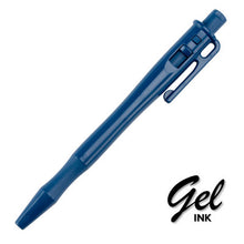 Load image into Gallery viewer, Laser Marked RETREEVA Detectable Retractable GEL Pen, Blue housing, Blue ink, 25/pack (DTRG-BLBL-LM)
