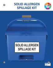 Load image into Gallery viewer, Solid Allergen Spillage Kit with Magnetic-mounted Shadow Board (SKMSB-SAL)

