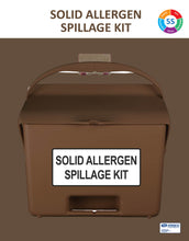 Load image into Gallery viewer, Solid Allergen Spillage Kit with wall-mounted Shadow Board (SKSB-SAL)
