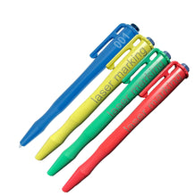 Load image into Gallery viewer, Laser Marked RETREEVA Detectable Retractable GEL Pen, Blue housing, Blue ink, 25/pack (DTRG-BLBL-LM)
