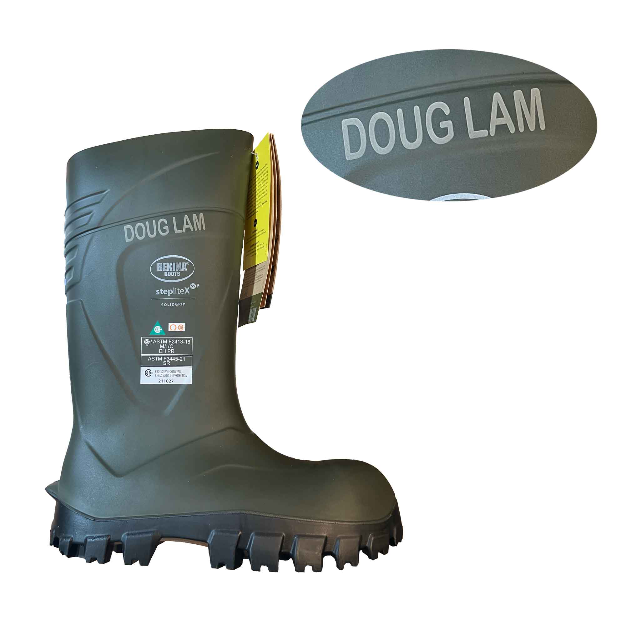 Buy Bekina Steplite X Safety Boots Online in Canada (Green