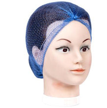 Load image into Gallery viewer, Detectable, Hair-TECH® Close Mesh Hairnet with Anti-Bact, 100/pack, Blue (L3103)
