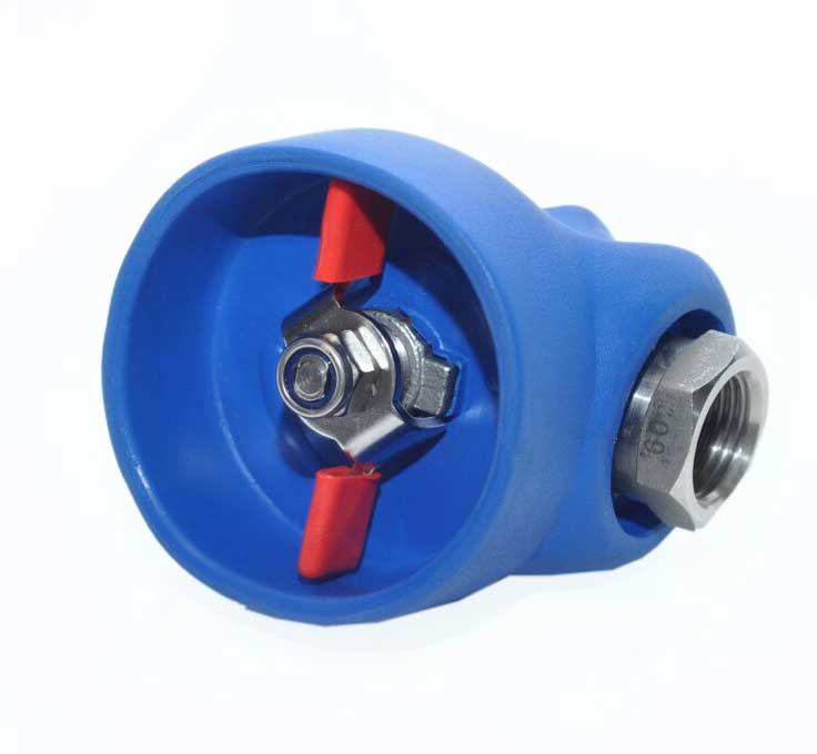 Stainless Steel Ball Valve in Rubber Cover (CABV201)
