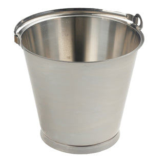 3 gallon Stainless Steel Bucket (MBK5012) - Shadow Boards & Cleaning Products for Workplace Hygiene | Atesco Industrial Hygiene