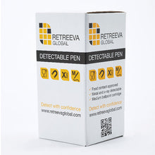 Load image into Gallery viewer, Metal Detectable Retractable GEL Pen with Pocket Clip
