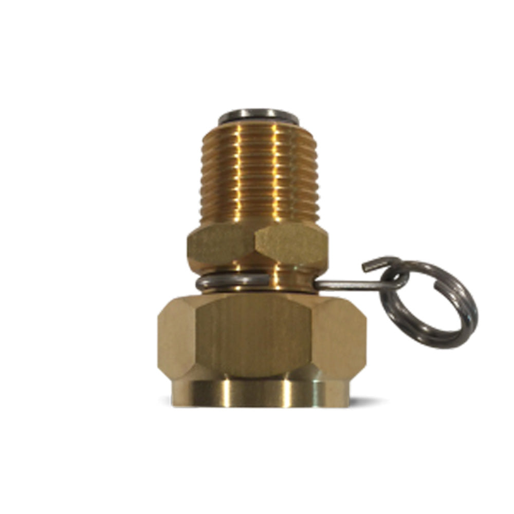 Brass Swivel hose adapter with 1/2